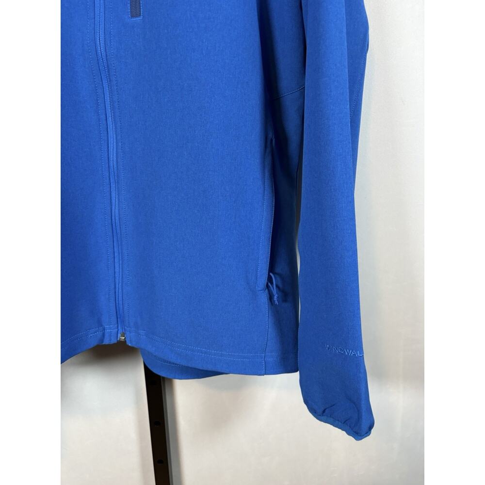 North Face Apex Pneumatic Jacket Men's Large Blue Full Zip Softshell Windwall - Picture 4 of 15
